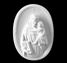SYNTHETIC MARBLE OVAL ST ANTHONY